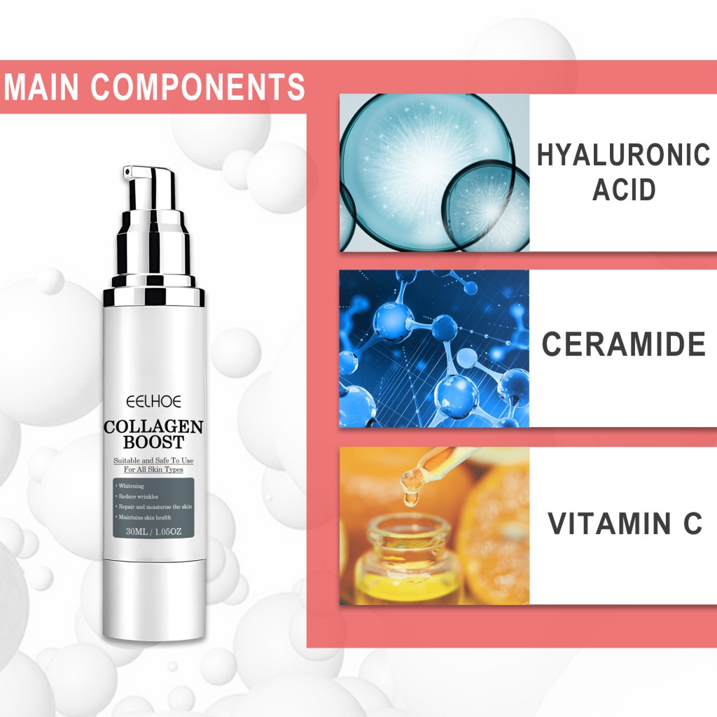 Kem Collagen Hyaluronic Acid Dưỡng Ẩm Làm Săn Chắc Da Chống Nếp Nhăn Lão Hóa