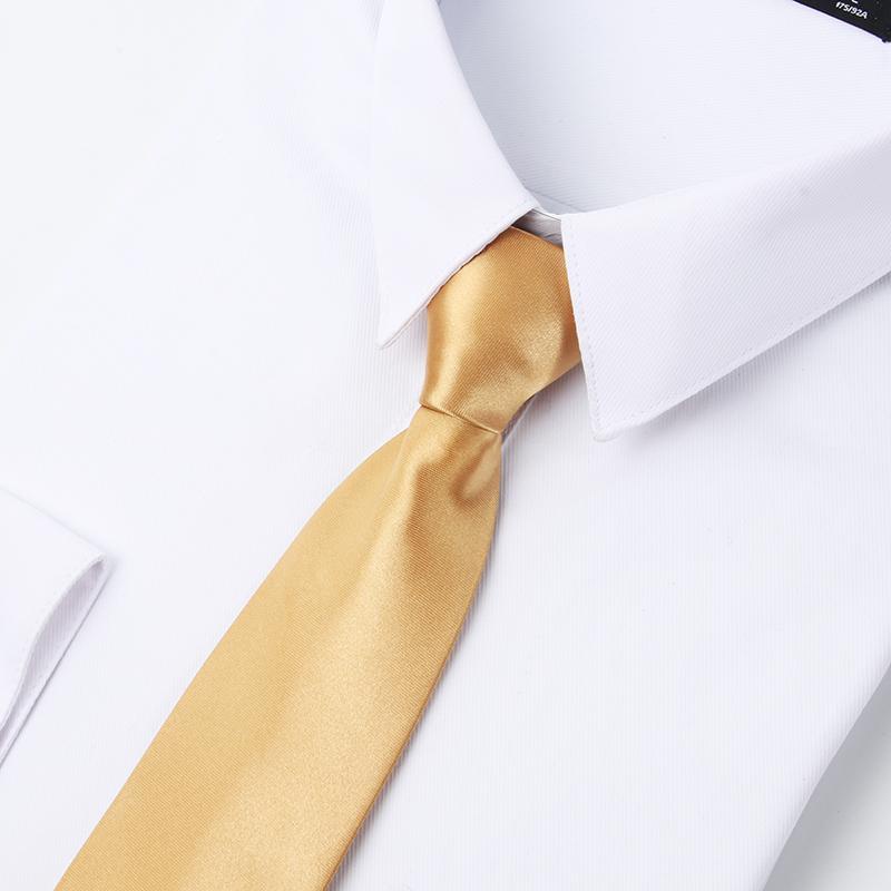 Cà Vạt Màu Đen / Đỏ / Xanh Đơn Sắc Có Khóa Kéo Chuyên Nghiệp Cho Nam Và Nữ