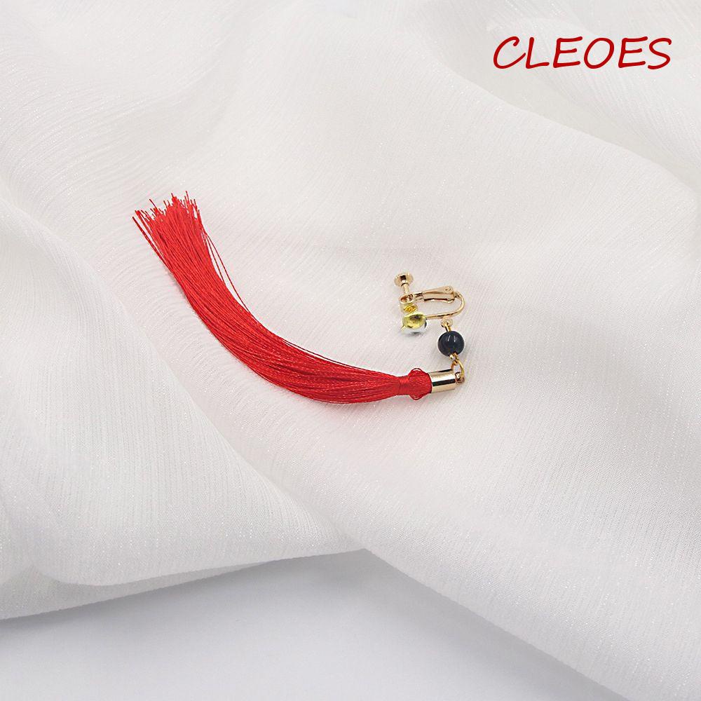 Bông Tai Dạng Kẹp CLEOES VTuber Vox Akuma Sáng Tạo Cho Nam Và Nữ