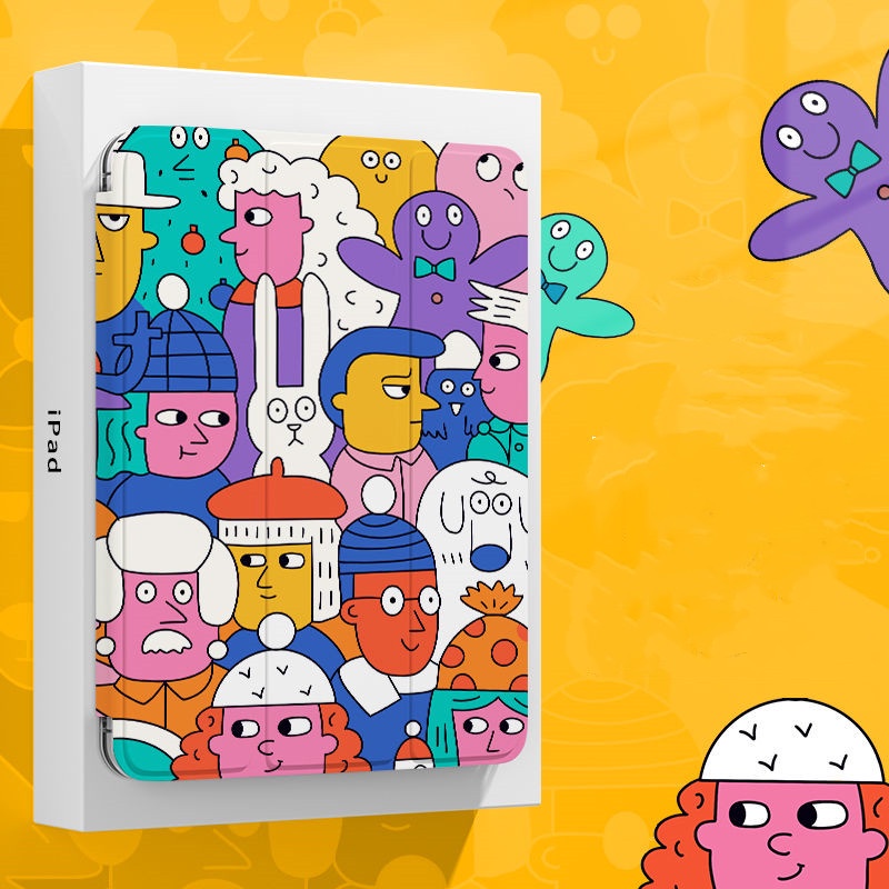 Ốp Bao Da Máy Tính Bảng TPU Mềm Có Khe Đựng Bút Chì Cho iPad Gen10 7 / 8 / 9 Air4 Air5 Pro11 "Pro12.9" mini6