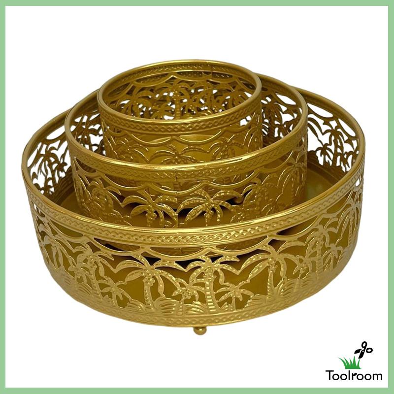 Set 3 Giá Đỡ Trưng Bày Bánh Cupcake Hình Tròn Cho Sự Kiện