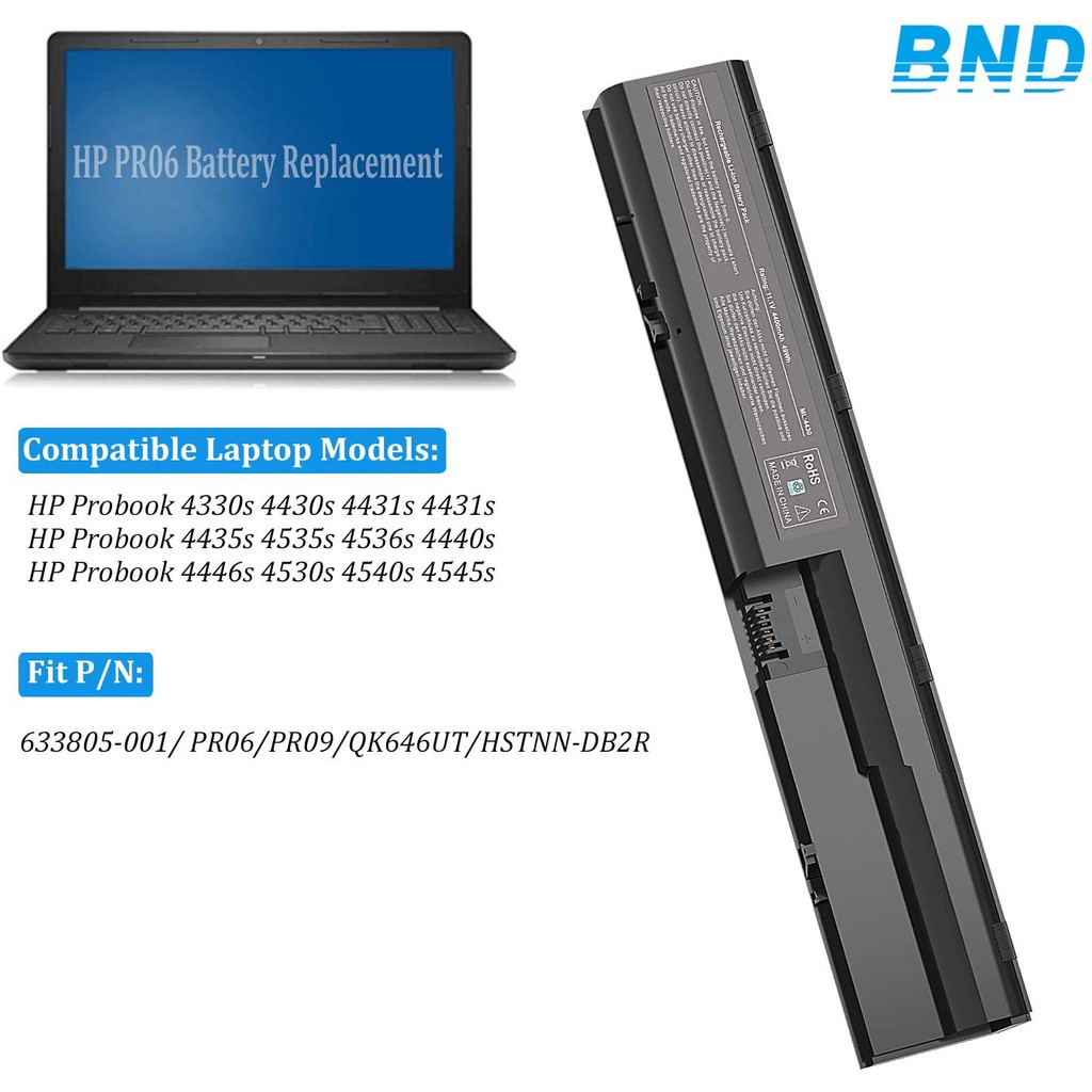 Pin HP Probook 4530S 4540S 4440S 4430S 4545S 4535S 4330S mới 100%