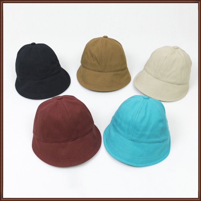 Mũ Lưỡi Trai Cotton Màu Sắc Đơn Giản Phong Cách Retro Cho Bé Từ 2-8 Tuổi