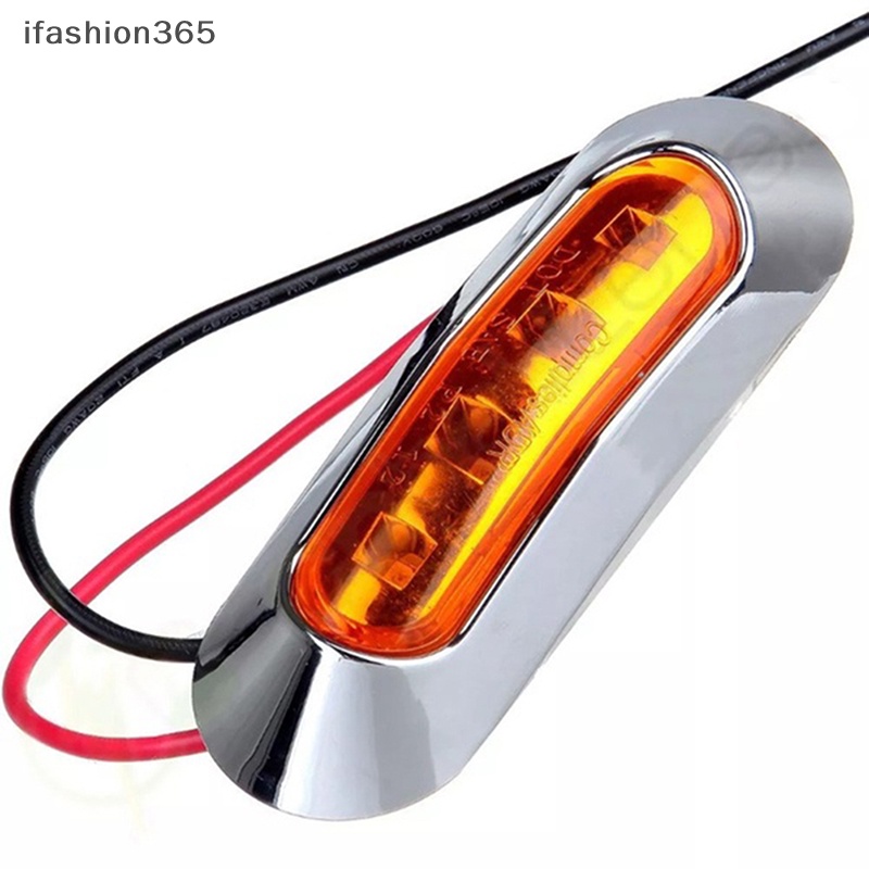 Đèn Led Cảnh Báo 4 Bóng 10V-30V ifashion365 Gắn Hông Xe Tải