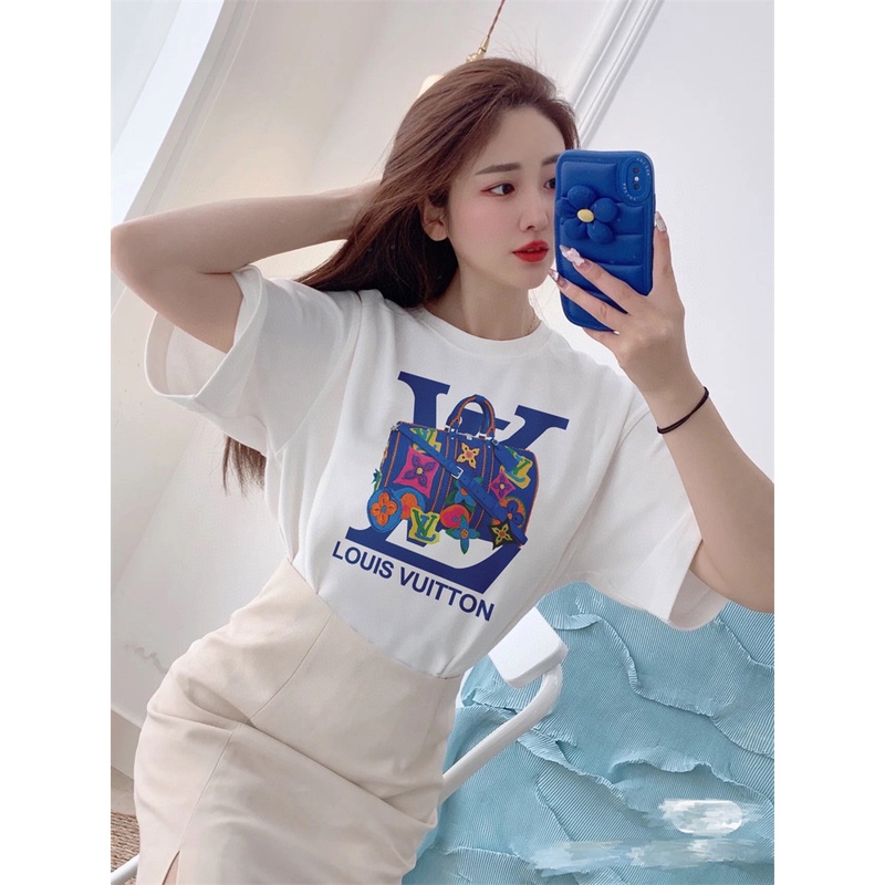 Áo Thun L88v- Xu Hướng Mới Nhất Thời Trang 2023ss Yayoi Kusama Cho Nam Và Nữ