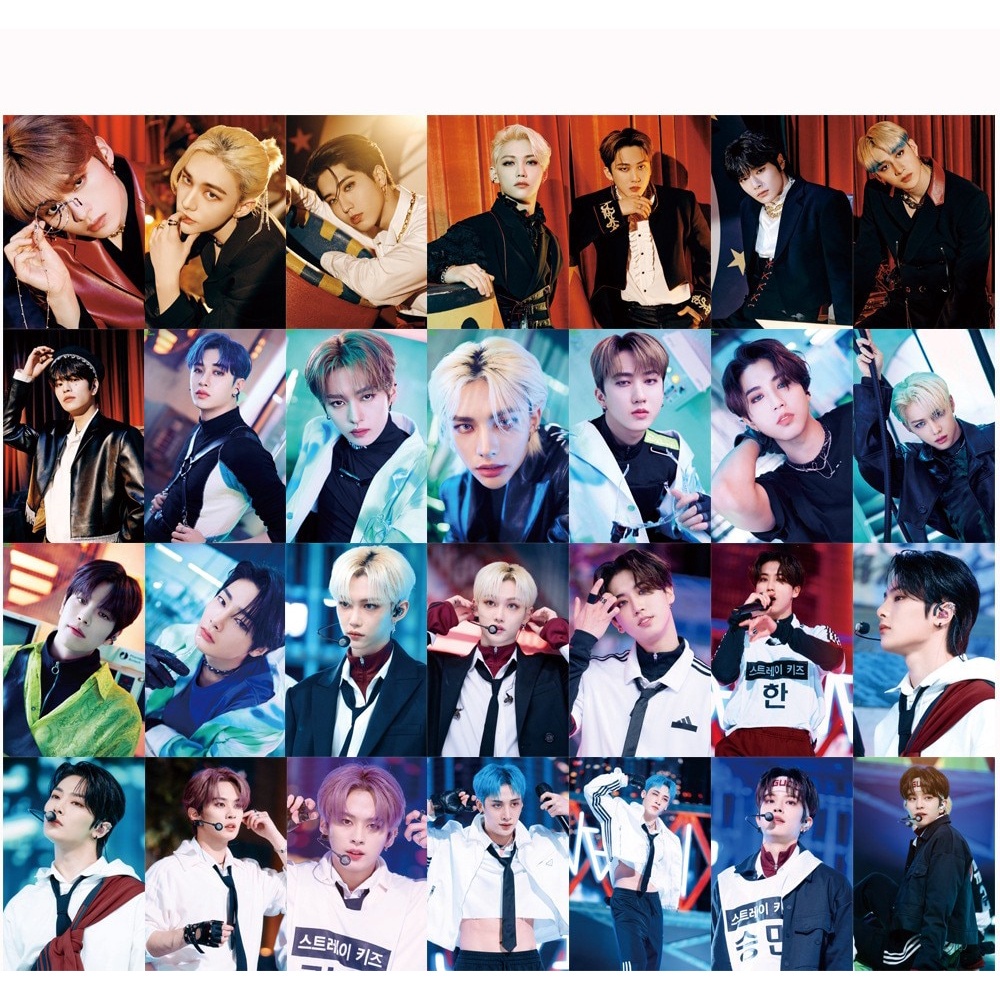 Hộp 55 ảnh Kpop Stray kids boy 127 UNIVERSE LOMO Cards New Album FAVORITE Photocards Card