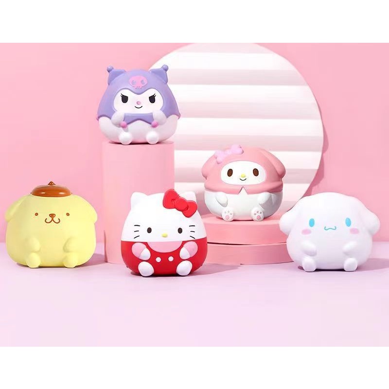 SANRIO Đồ Chơi Nắn Bóp Đàn Hồi Giảm Stress Hình Thỏ Đáng Yêu
