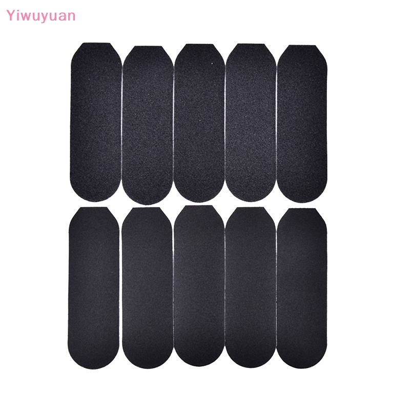 Set 10 Tờ Giấy Nhám Hai Mặt Thay Thế Bằng Thép Không Gỉ Cho Bàn Chân Rasp Mới