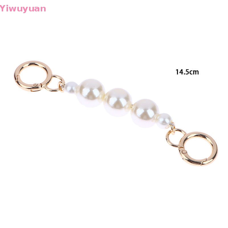 < Yiwuyuan > Túi Xách Đeo Chéo Chuỗi Ngọc Trai Có Khóa Cài DIY Mới