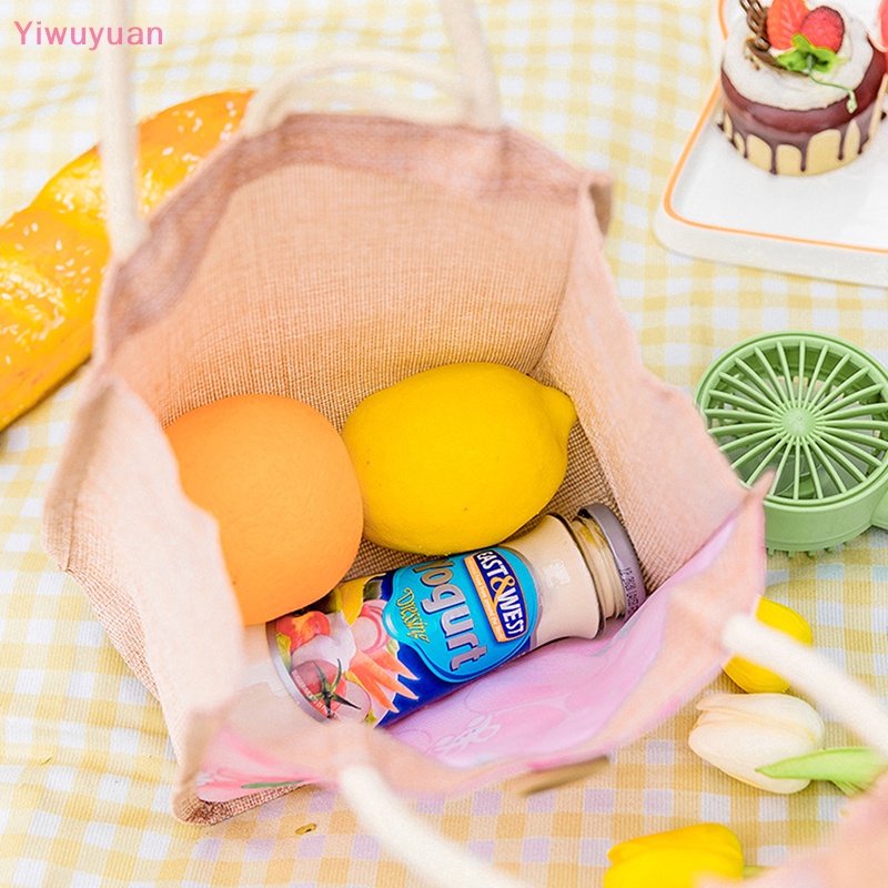 Túi Xách Mua Sắm Bằng Vải Canvas In Họa Tiết Hoạt Hình Mới