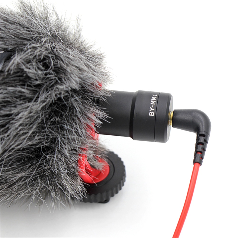 Dây Cáp Micro TRS Sang TRS 3.5mm Màu Đỏ Cho RODE SC7 BOYA By VIDEOMIC GO