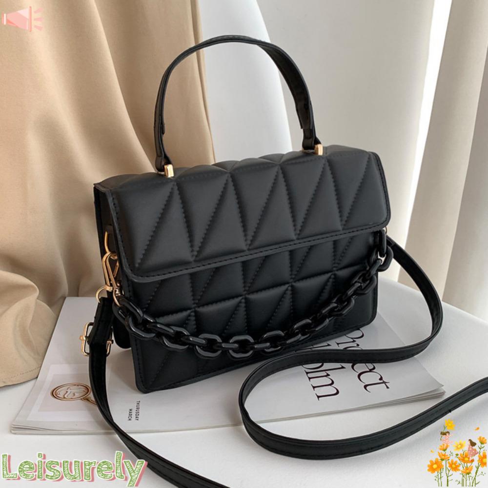 Túi Xách Đeo Vai Họa Tiết Sọc Caro Thời Trang Cho Nữ