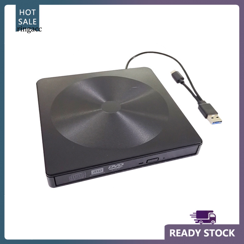 Ổ Đĩa Ngoài RGA USB 3.0 Type-C DVD VCD Cho Windows MacOS PC