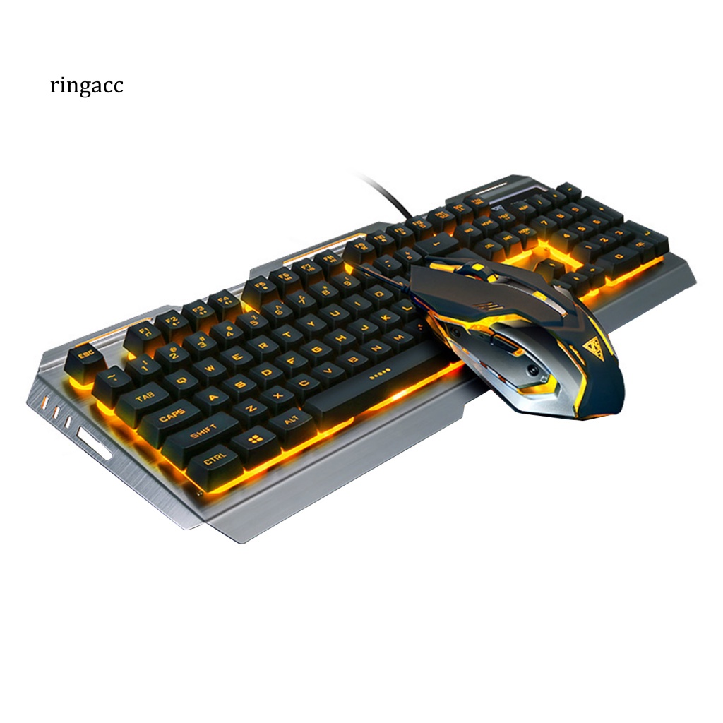 1 Bộ Bàn Phím V1 RGB 3200DPI Nhỏ Gọn Có Đèn Nền Cho PC