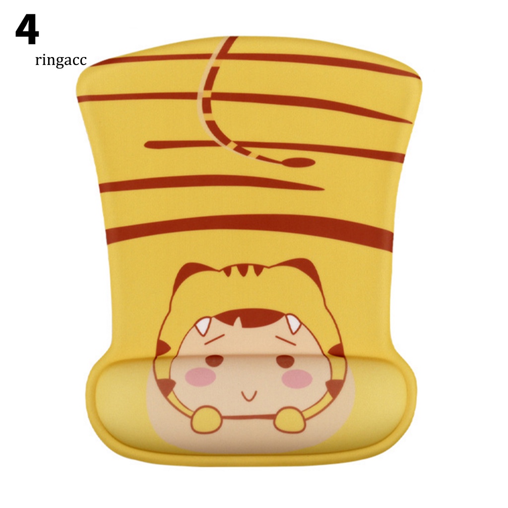 Tấm Lót Chuột Silicone Chống Trượt In Hình Thỏ Cà Rốt Cho Văn Phòng