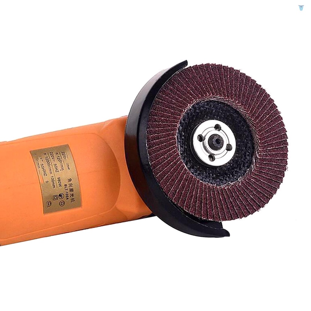 Set 20 Đĩa Mài Bằng Nhôm Oxide Tương Thích Với Máy Mài Góc 4.5 &quot;