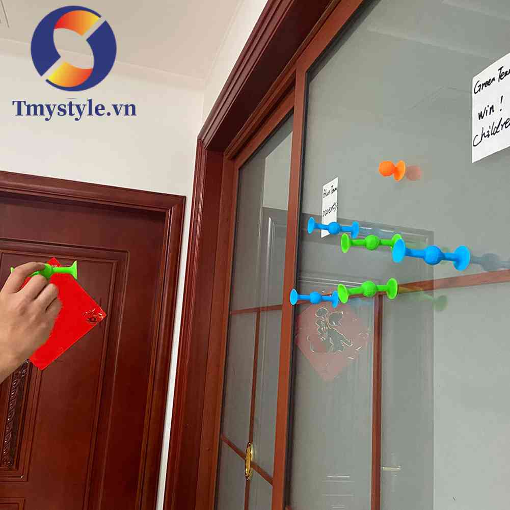 Set 9 Phi Tiêu Silicone Có Giác Hút Giúp Giảm Căng Thẳng