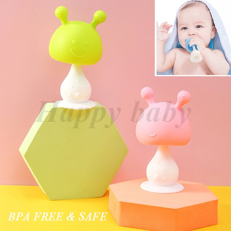 Đồ Chơi GặM NướU HìNh NấM BằNg silicone Cho Bé