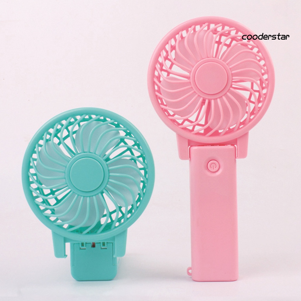 Quạt Làm Mát Cầm Tay 4 Cánh Mềm Mại Tự Nhiên Không Gây Tiếng Ồn Cỡ Nhỏ Tiện Dụng Mang Theo Du Lịch