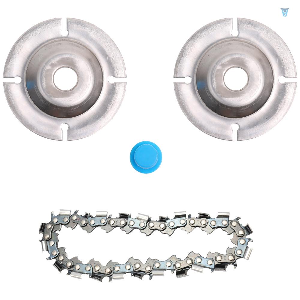 Bộ Đĩa Mài 4 Inch Và Dây Xích 22 Răng Cho Máy Mài Góc 100 / 115