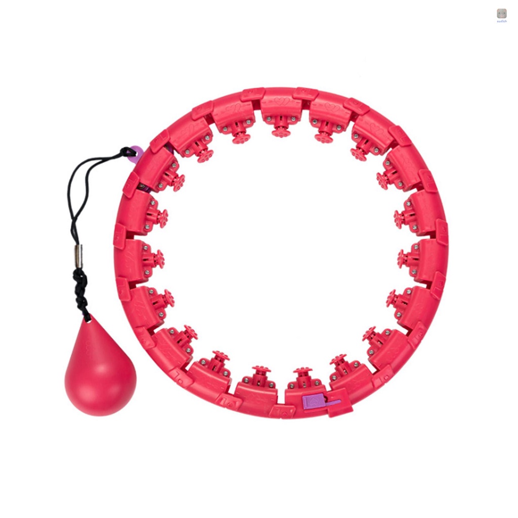 Vòng Lắc Eo Mát Xa 2 Trong 1 24 Nút Tự Động Xoay Hỗ Trợ Giảm Cân Cho Người Lớn Và Trẻ Em