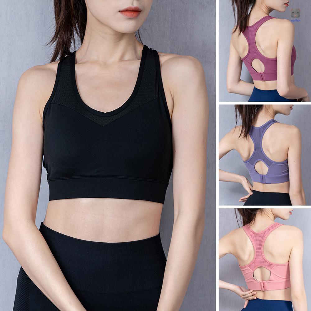 Áo Ngực Thể Thao Có Mút Nâng Ngực Chống Sốc Nhanh Khô Thời Trang Cho Nữ