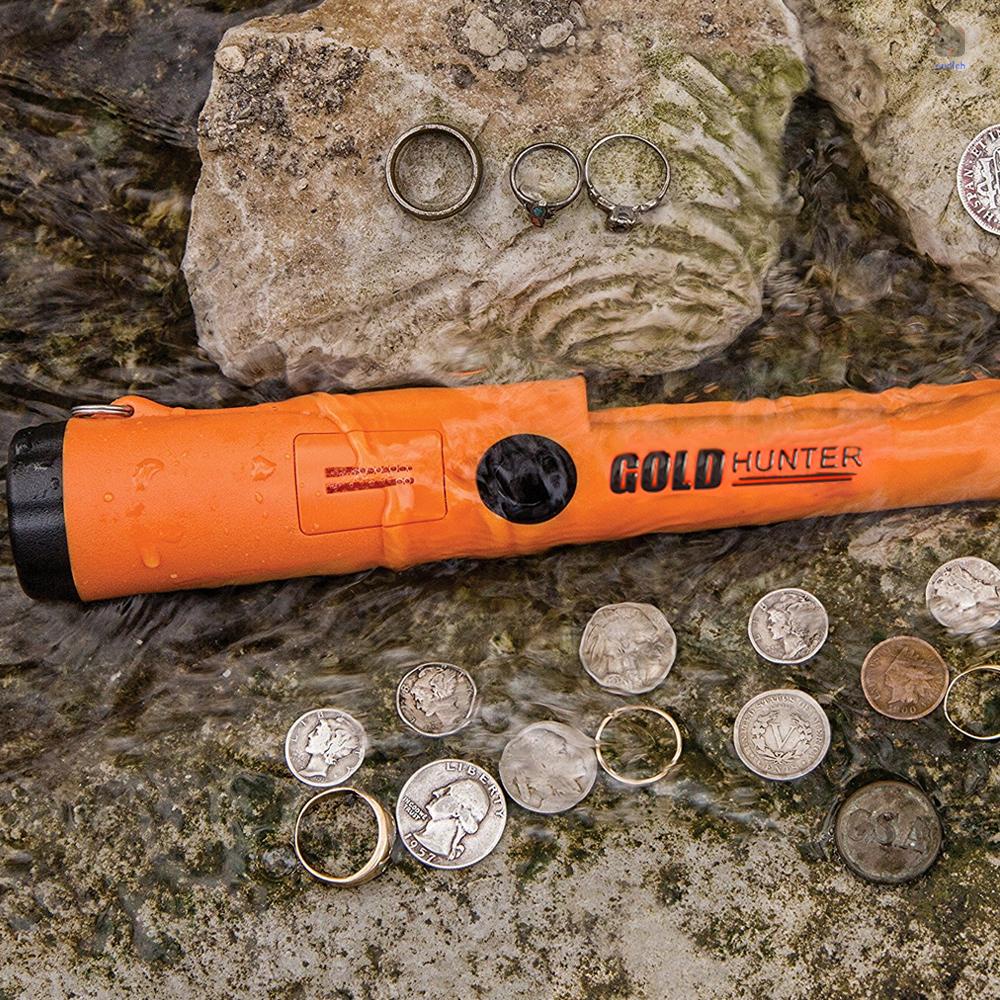 Máy Dò Kim Loại Cầm Tay Độ Nhạy Cao Chống Thấm Nước Có Đèn LED