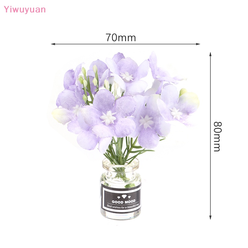 1 Bộ Chậu Hoa Mini Trang Trí Nhà Búp Bê 1: 6