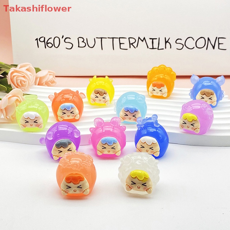 Móc Khóa Hình Thỏ Phát Quang Dễ Thương Trang Trí Xe Hơi DIY