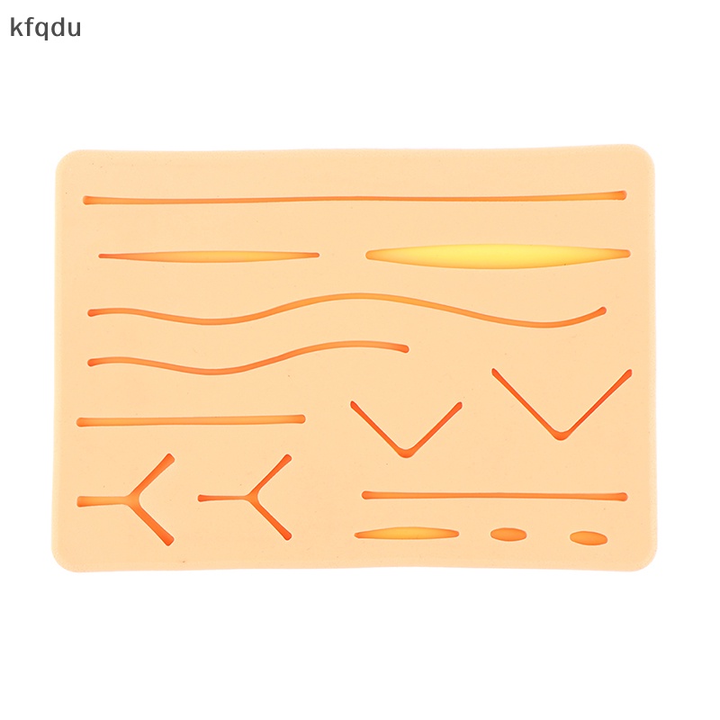Kfq da y tế khâu thực hành Silicone Pad vết thương mô phỏng phẫu thuật đào tạo VN