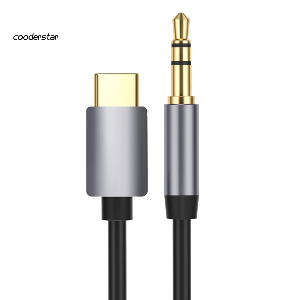 Dây Cáp Âm Thanh Chuyển Đổi Type-C Sang 3.5mm Cho Máy Tính Xe Hơi