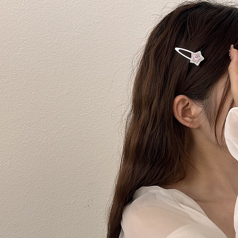 Kẹp Tóc Hình Ngôi Sao Đính Đá Lấp Lánh Phong Cách Mới 2023