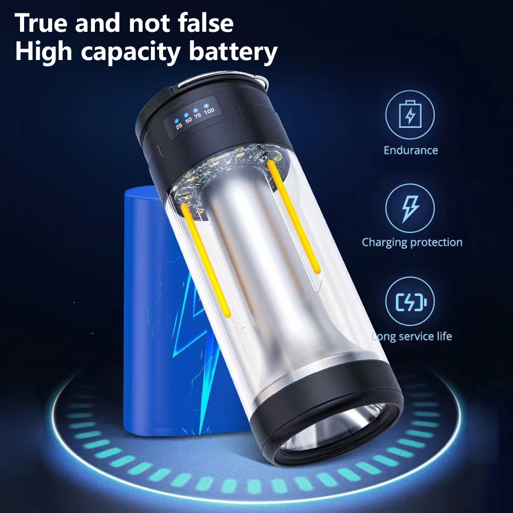 Đèn Pin LED Từ Tính Chống Nước Có Thể Sạc Lại Dùng Trong Nhà / Ngoài Trời