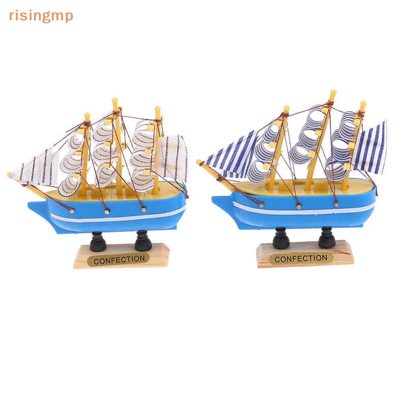 Mô Hình Thuyền Buồm Hình Tam Giác [risingmp] Thu Nhỏ Dùng Trang Trí