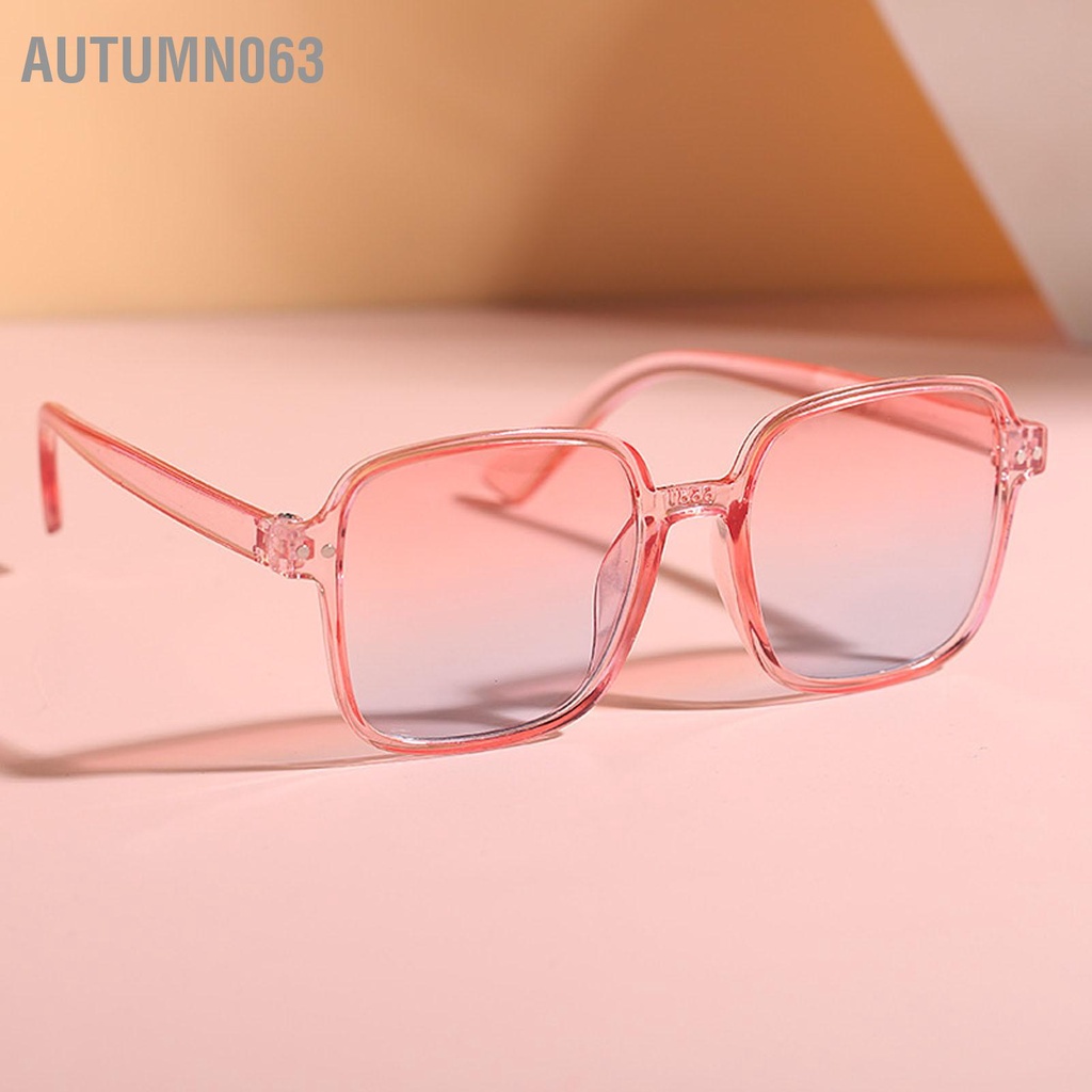 Autumn063 7 Chiếc Kính Mát Trẻ Em Chống Nắng Cá Tính Khung Vuông Nhiều Màu Sắc Cho Ngoài Trời