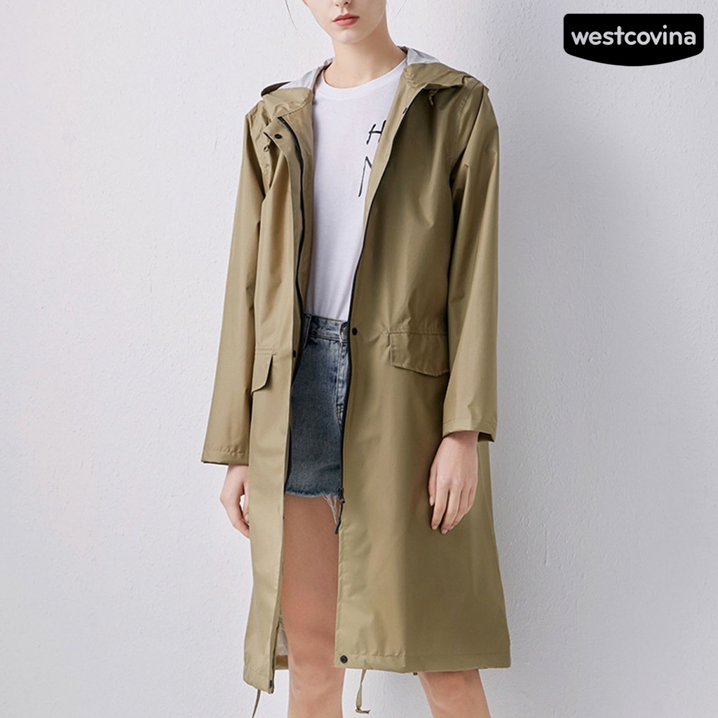 [COD]☁Áo Mưa Màu Sắc Trơn Chất Liệu Polyester 210D Chống Thấm Nước Tiện Dụng Cho Nam Và Nữ
