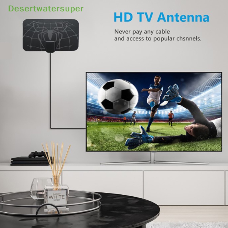 Ăng Ten Hdtv Kỹ Thuật Số Khuếch Đại Tín Hiệu Có Thể Tháo Rời Hd