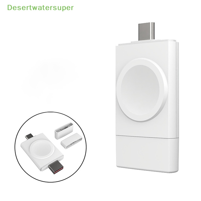 Sạc Đồng Hồ Đeo Tay 2 Trong 1 Cổng USB / Type C