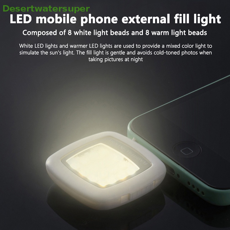 Đèn LED Hỗ Trợ Chụp Ảnh Selfie Cho Điện Thoại Di Động