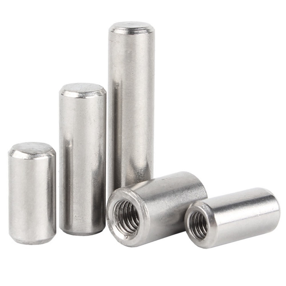 304 chốt hình trụ ren bên trong bằng thép không gỉ gb120 chốt định vị chốt cố định đinh φ4 φ 5 φ 6φ 8 φ 10 φ 12