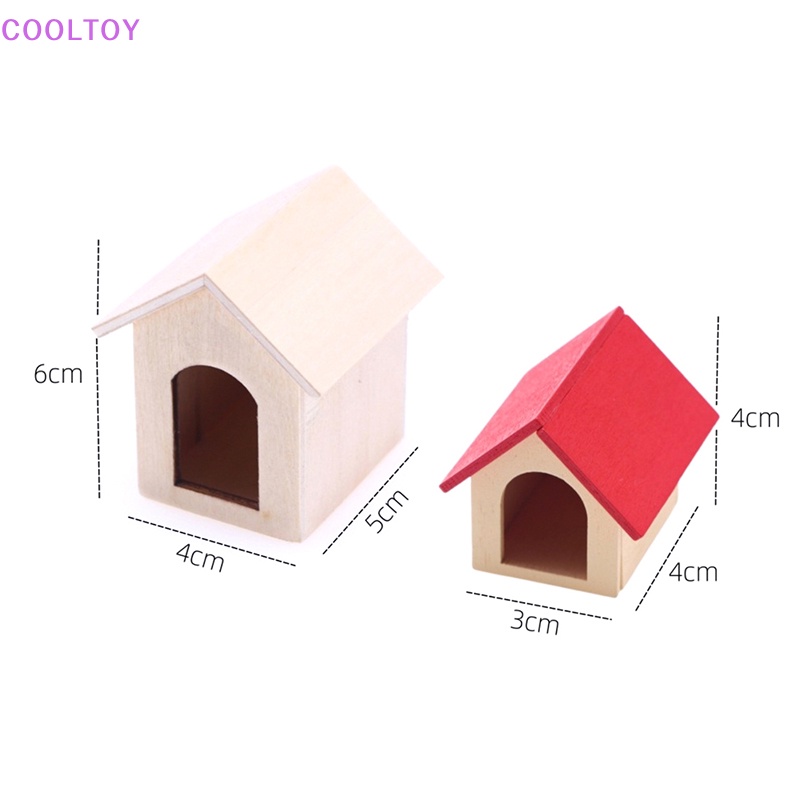Cooltoy Đồ Chơi Mô Hình Nhà Búp Bê Kennel Mini Hình Chú Chó Trưng Bày Trang Trí Làm Quà Tặng