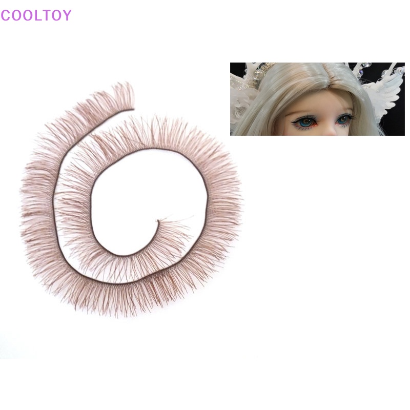 Cooltoy Set 5 Lông Mi Giả Búp Bê Màu Đen / Vàng / Nâu Trang Trí DIY