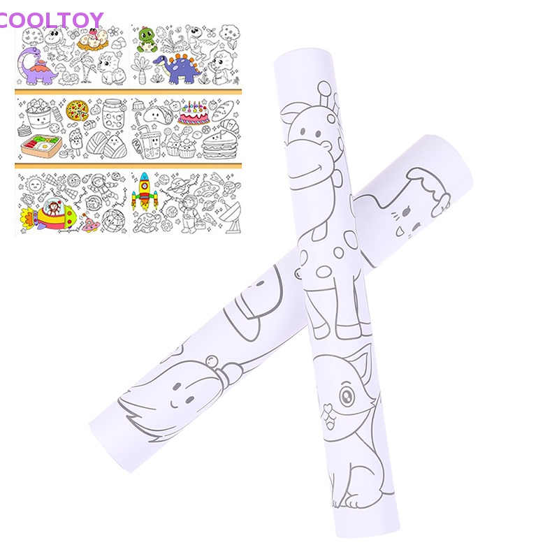 Cooltoy Cuộn Giấy Vẽ Graffiti 2m Màu Sắc Dành Cho Trẻ Em