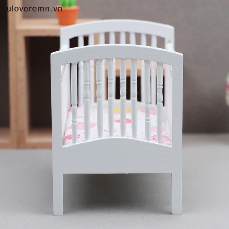 Giường Ngủ Mini Tỉ Lệ 1: 12 Dùng Để Trang Trí Nhà Búp Bê