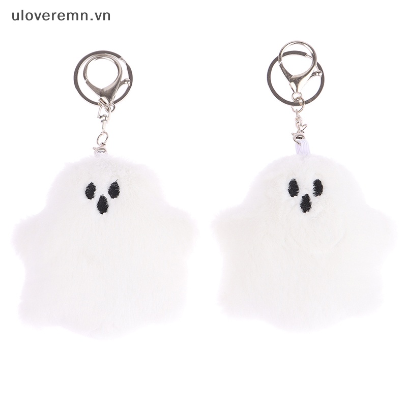 Móc Khóa Hình Ma Nhồi Bông Mềm Mại Dễ Thương