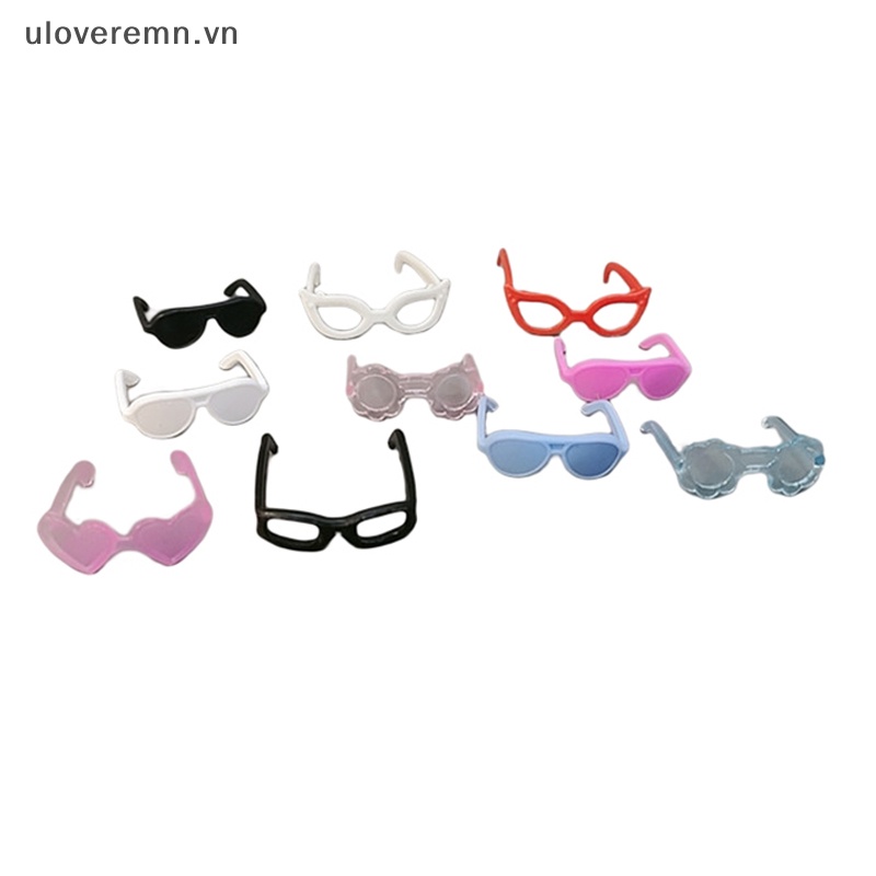 Set 20 Mắt Kính Nhựa Mini Cho Búp Bê Barbie