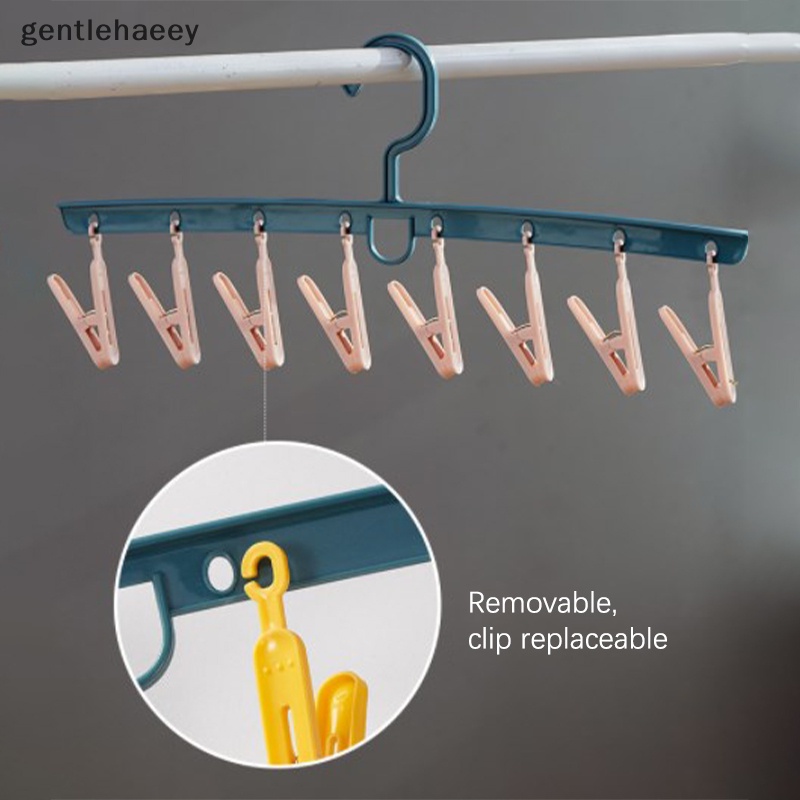 Móc Treo Vớ 8 Kẹp Tiện Dụng Cho Phòng Tắm