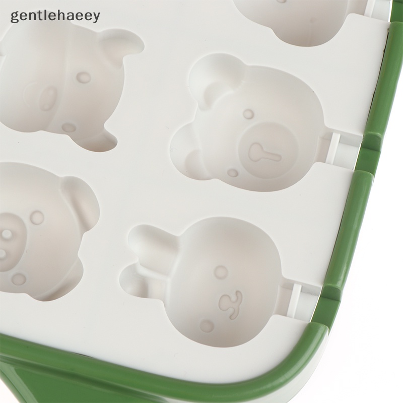 Khuôn Làm Kem Que Kiểu Hoạt Hình Xinh Xắn Tiện Dụng