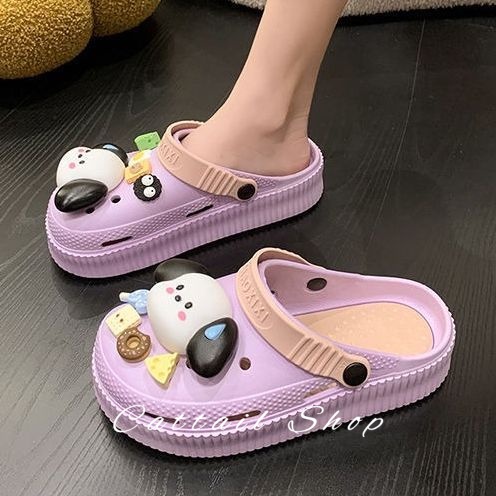 Cattail dép dép nữ dép bánh mì nữ dép bánh mì nữ Chống Trượt 051907