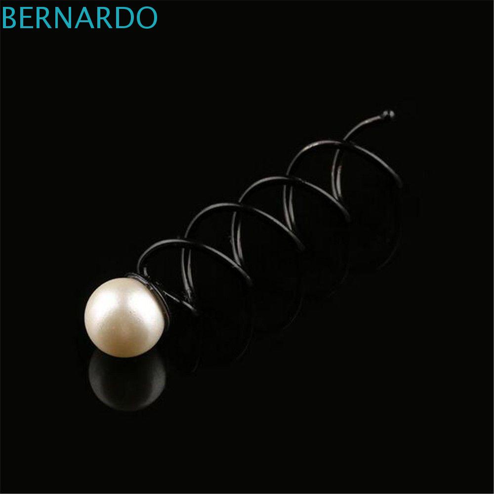 Set 4 Kẹp Tóc Dạng Xoắn Màu Đen Cho Nữ BERNARDO